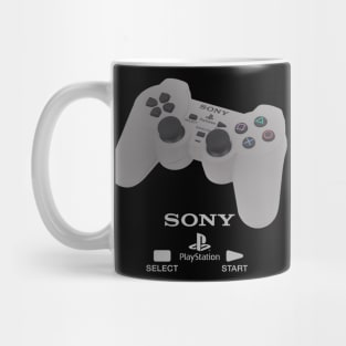 PlayStation Controller Semi-Simplistic Dark Mug